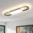 Hemion 27.7" Dimmable LED Flush Mount Lighting with Remote Control and APP
