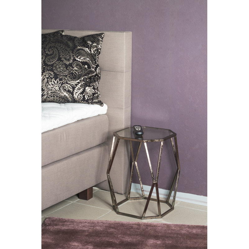 Fontenoy glass side table