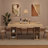 63"/71" Rectangular Dining Table with Storage, Large Wooden Kitchen Table for 6, Oak-527828846