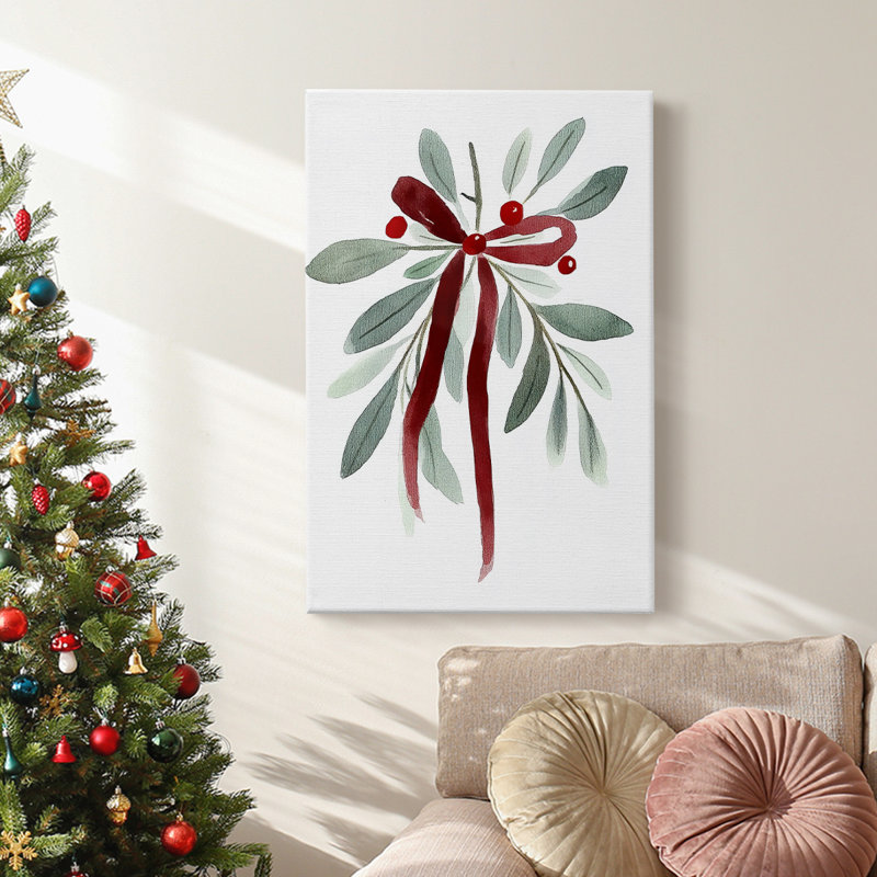 Art des Fêtes de Noël - Toile tendue avec châssis XX, H 18 po x l 12 po