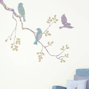 Bird Decals - Watercolor Rainbow Pattern - Set of 8 Bird Stickers – My  Wonderful Walls