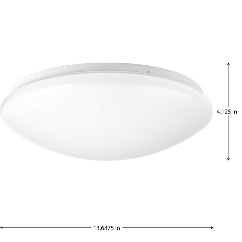 Mccullum LED Flush Mount, 4.13" H x 13.63" W x 13.63" D