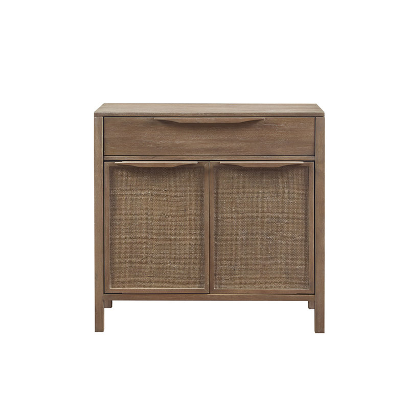 Armoire décorative à 2 portes en bois massif Avonia, buffets, armoire de salle à manger, table de buffet