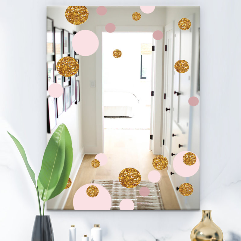 Miroir de salle de bain circulaire, H 24 po x l 32 po