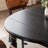 French Retro Light Luxury Black Dining Table