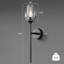 Applique murale en cristal, luminaire de salle de bain sur miroir -1661307858