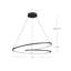 Luminaire suspendu géométrique à DEL Twist-64112444-64112446