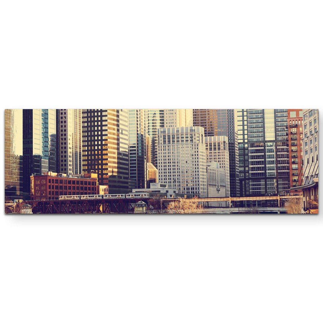 Leinwandbild Skyline von Chicago