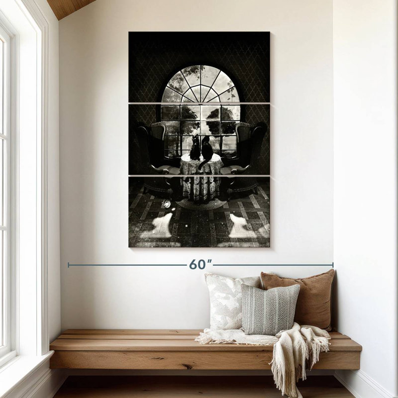Crâne de chambre BW, H 50 po x l 32 po