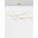 RACCIO 23 - Light Gold LED Geometric Pendant