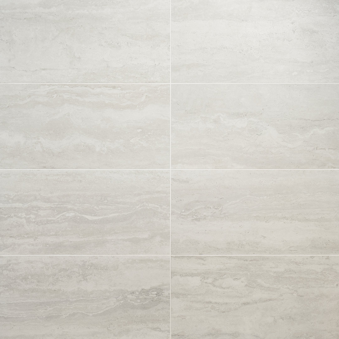Core Travertine 12" x 24" Porcelain Wall & Floor Tile Bond Tile 