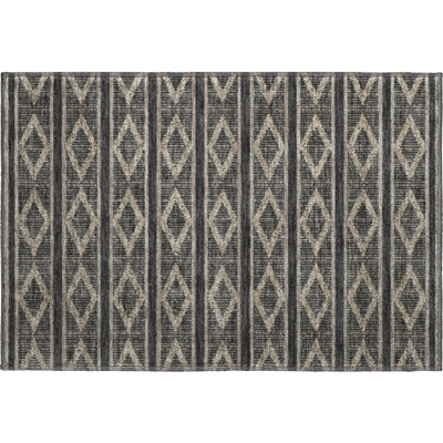 Premium Machine Washable Birchview AMF1029 Geometric Rug
