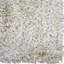 Tapis Sanford à poils longs tuftés à la main en polyester écologique - 3 m x 4 m, rectangulaire, blanc, motif uni, épais et antidérapant, idéal pour le salon et la chambre.-135837819