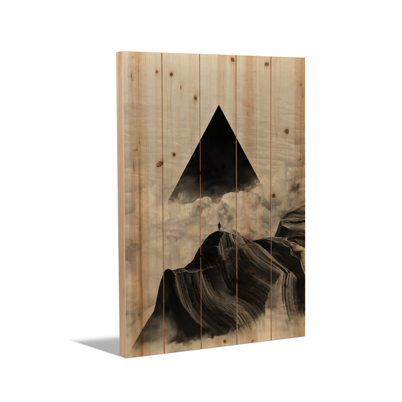 Reproduction d'art mural en bois - «We Never Had It Anyway» par Adam Priester, H 40 po x l 26 po