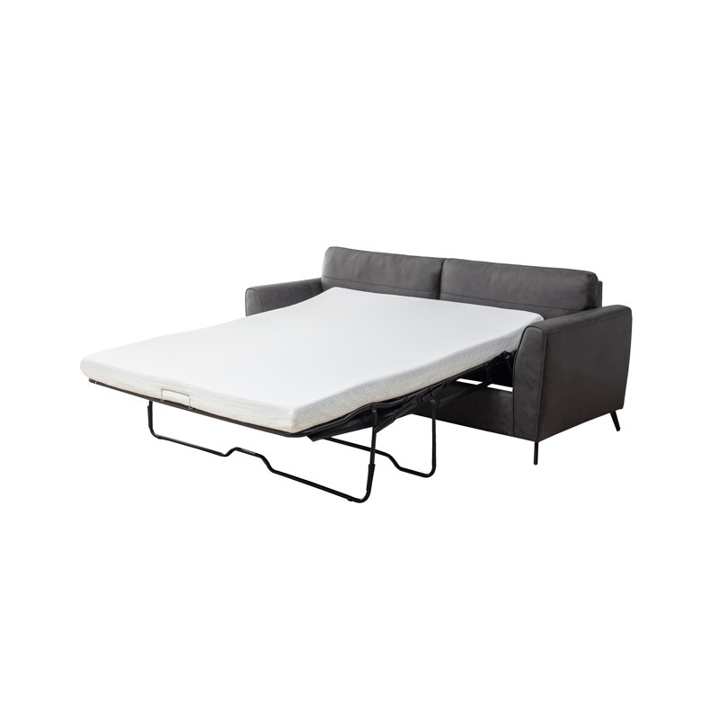 Canapé-lit Saahith, Polyester gris