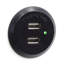 Table d'appoint blanche avec rangement USB