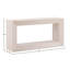 Taran Reclaimed Pine Wood Console Table, Whitewash