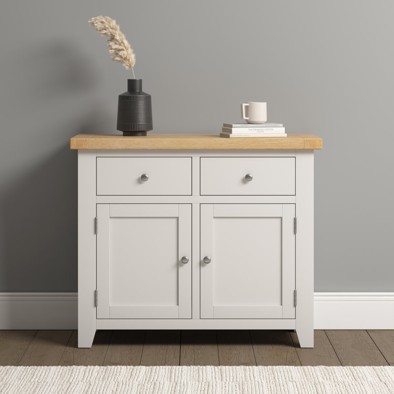 Windsor 2 Door 2 Drawer Sideboard, Ivory