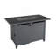 Table de foyer d'extérieur en acier avec couvercle 25 H x 42 W-261207286