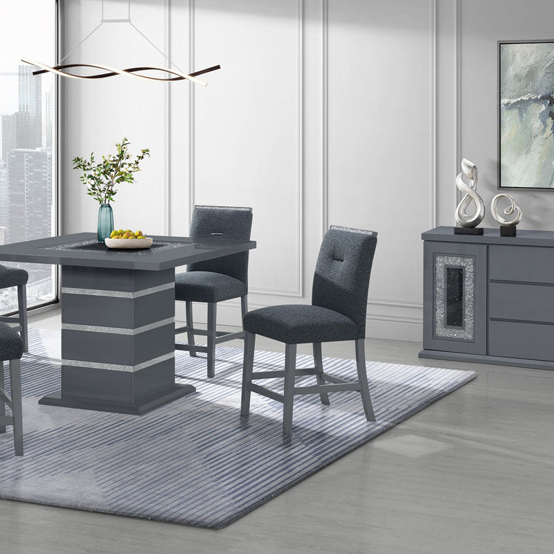 Zamorion DARK GREY BAR TABLE