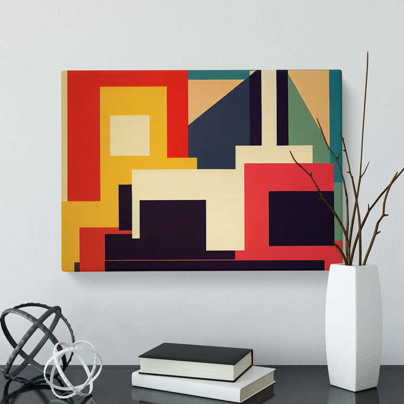 Suprematism Art Vol.8 - Wrapped Canvas, 35cm H x 50cm W x 3cm D