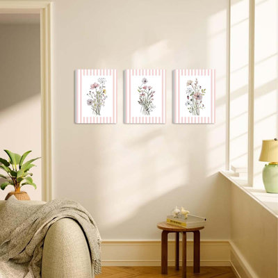 3 Piece Wrapped Canvas Wall Art