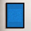 Cadenza "Blue World" Print by Alex Dunn