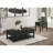 Distressed Java 2-Drawer Rectangular Coffee Table