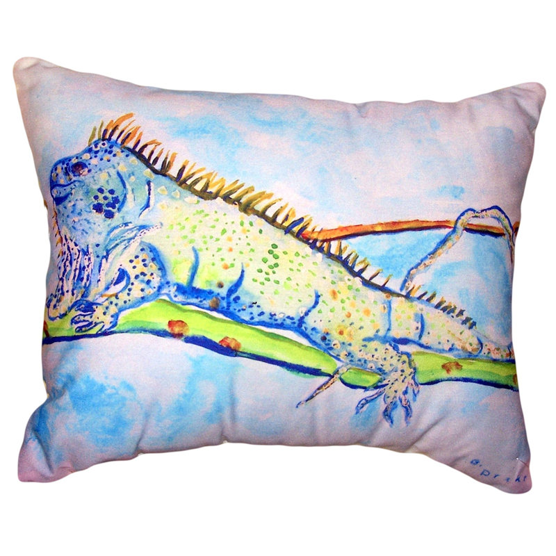Outdoor Reversible Throw Pillow