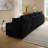 Convertible Sectional Sofa With Hidden Storage Armrests, A Movable Ottoman, 2 USB Ports, 2 Cup Holders, A Phone Holder-2130224887