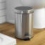 Harbour Housewares 3L Round Bathroom Pedal Bin-2005969745