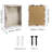 8X10 Top Loading Shadow Box Frame With HD Glass,Wood Display Case With Slot,1.25 Inches Interior Depth,Ideal For Wine Bottle Caps,Tickets,Shells,Stamps And More,White