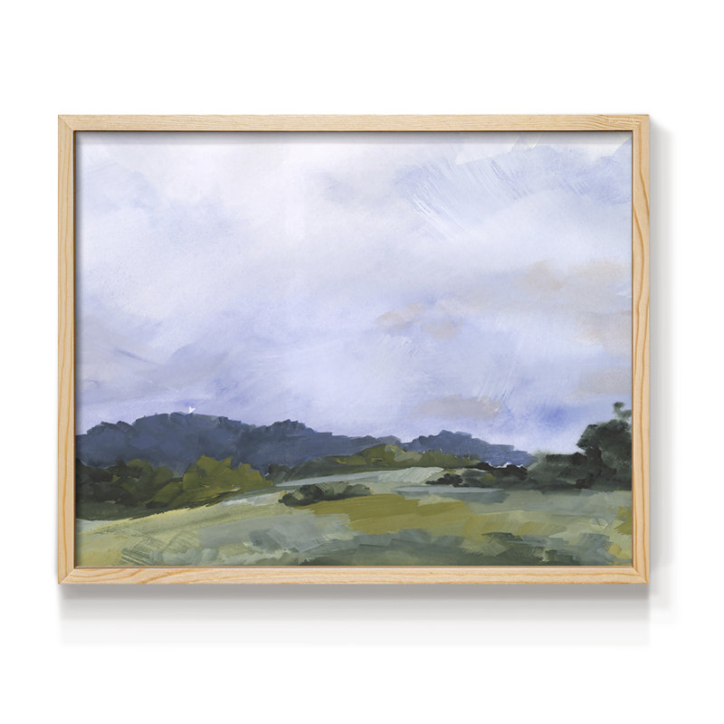 «Pastoral Horizons II», reproduction encadrée, Naturel, H 16 po x l 20 po