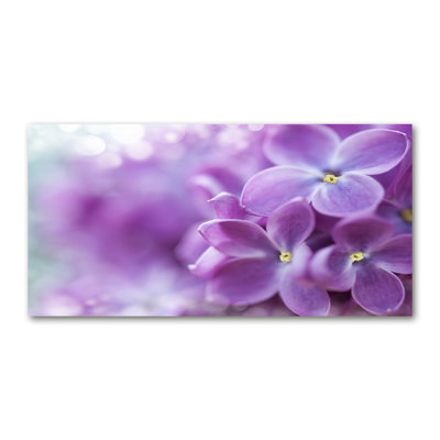 Lilac Flowers - Wrapped Canvas Print