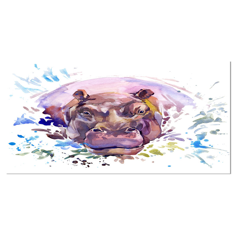Impression sur toile tendue, H 16 po x l 32 po x P 1 po