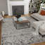 Tapis oriental gris en polypropylène tissé à la main Raghdah-721391281