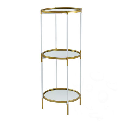 End Table with 3-Ties Shelf