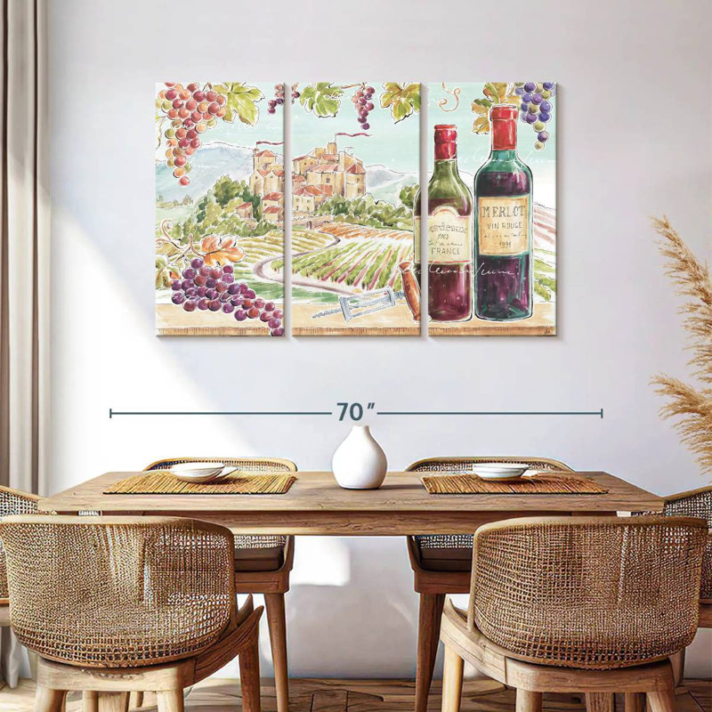 Yarlin Wine Country II, H 36 po x l 57 po