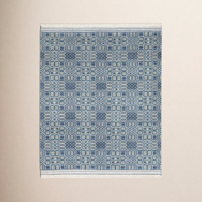 Albie Green Hand-Knotted Geometric Rug