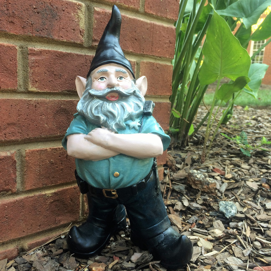 Nowaday Gnome Policeman Statue HomeStyles