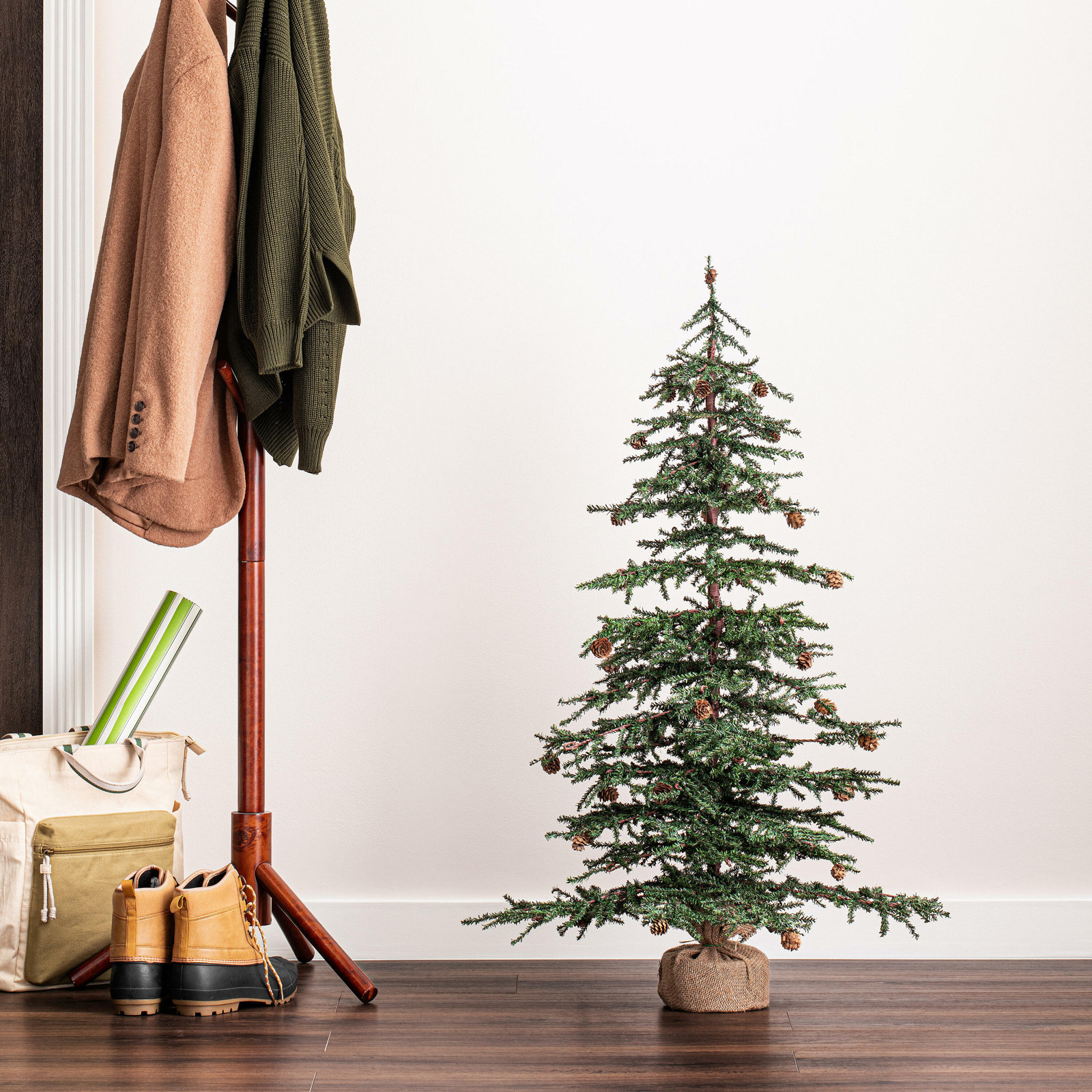 Eastport 3.5' Pre-Lit Pine Christmas Tree, 3.5' H , Unlit