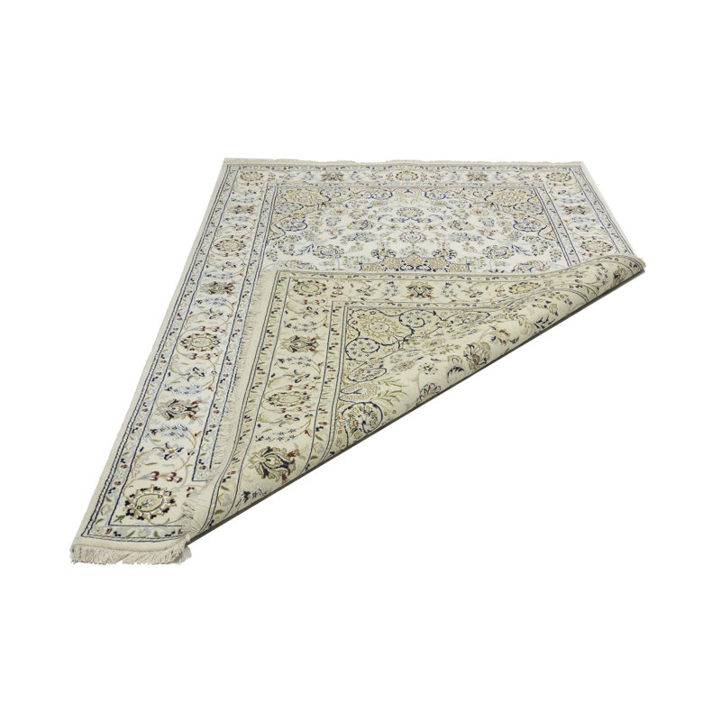 Tapis crème crème Indo-Nain