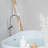 Circular Single Handle Tub Faucet-65166441