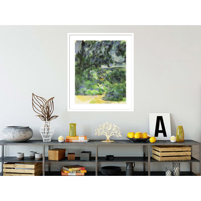 «Landscape» par Paul Cézanne, impression giclée sur cadre