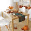 Décorations de l'Action de grâce - Chemin de table en vitrail