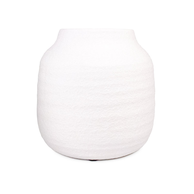 Dhital Handmade Ceramic Table Vase, 9.5" H x 10" W x 10" D
