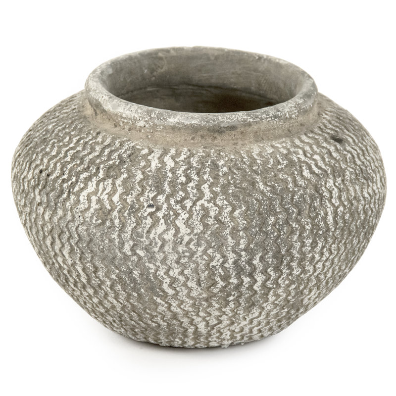 Doherty Stoneware Table Vase, 8.5" H x 11.5" W x 11.5" D