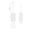 Luminaire suspendu en verre Alai-103256087-103256089