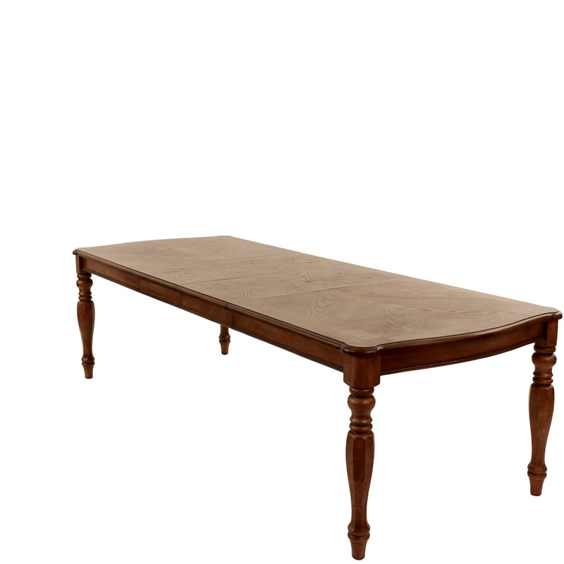 Table de salle à manger fixe Schaper, Brun, H 26 po x l 108 po x P 42 po