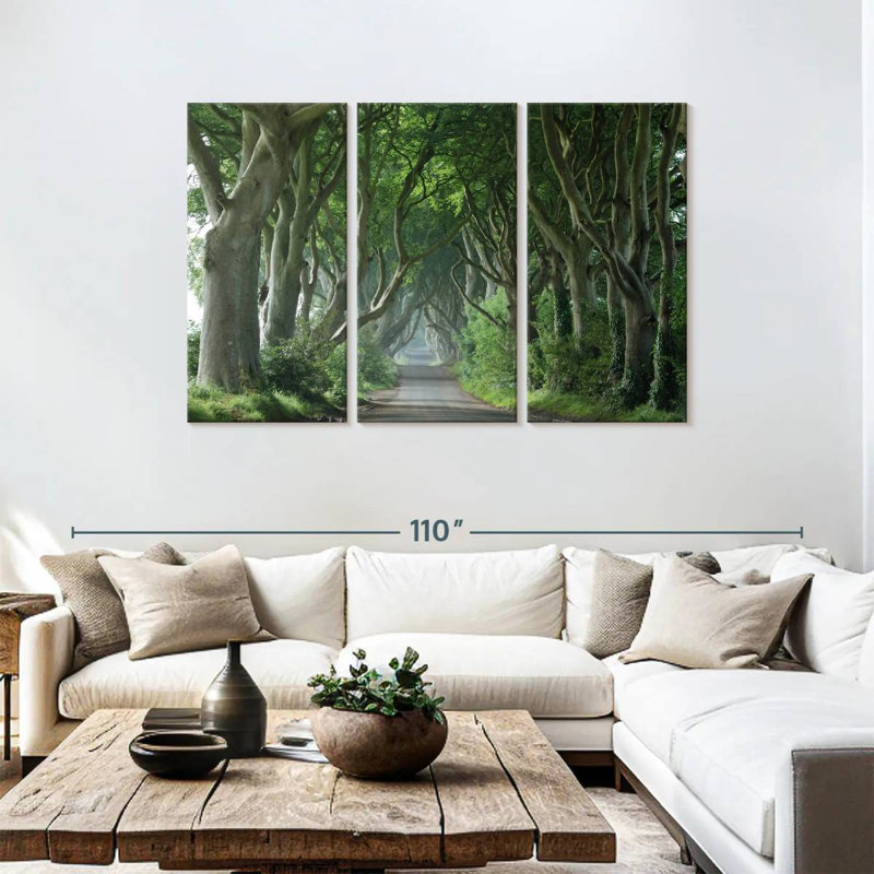 Harnek Dark Hedges, 48" H x 74" W